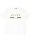 Gucci White Oversized Logo T-shirt In White