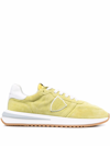 PHILIPPE MODEL PARIS PANELLED LOW-TOP SUEDE SNEAKERS