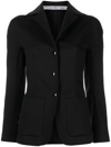 Alexander Wang Elasticized Single-breasted Blazer In Black
