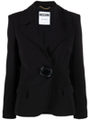 Moschino Oversized-button Blazer In Black