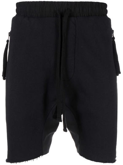 Thom Krom Black Cotton Blend Shorts