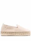 Manebi Hamptons Jute Sole Round Toe Espadrilles In Neutrals