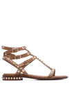 ASH ARIEL ROCKSTUD-EMBELLISHED SANDALS