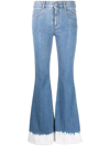 STELLA MCCARTNEY 70'S DIP DYE FLARED JEANS