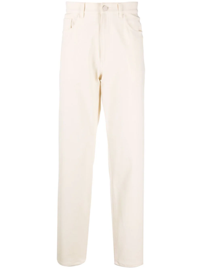 Theory Off-white Raffi Trousers In Warmy Ivory