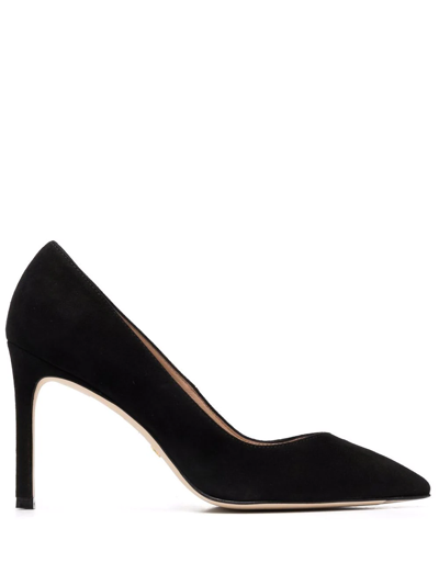 Stuart Weitzman Black Suede Pumps - 黑色 In Black