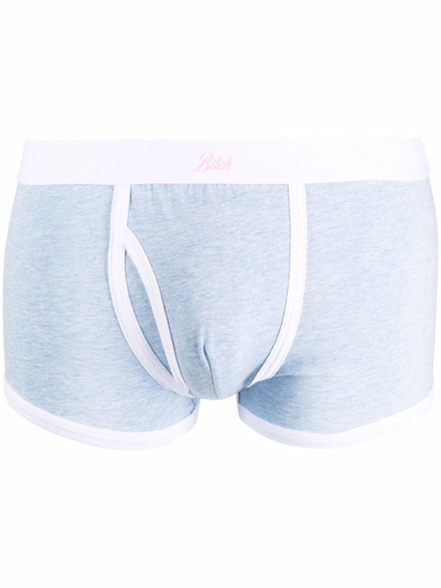 Dsquared2 Logo-waistband Boxers In Blue