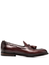 OFFICINE CREATIVE TASSEL-DETAIL LEATHER LOAFERS