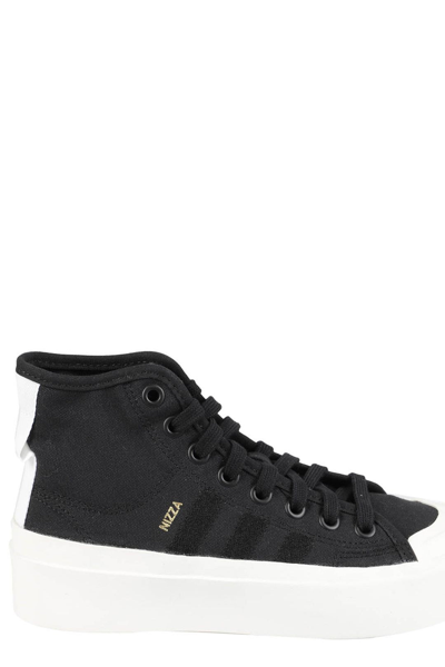 Adidas Originals Adidas Nizza Bonega Mid Sneakers Gz4295 In Black