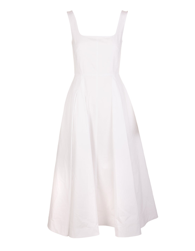 Sportmax Faida Long Dress In White | ModeSens