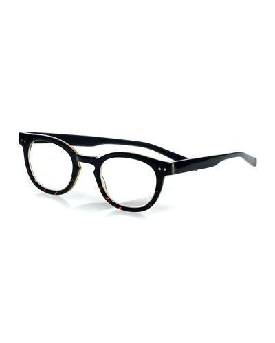 Eyebobs Waylaid Square Acetate Readers In Black