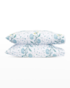 Matouk Khilana 500 Thread Count Set Of 2 Pillowcases In Blue