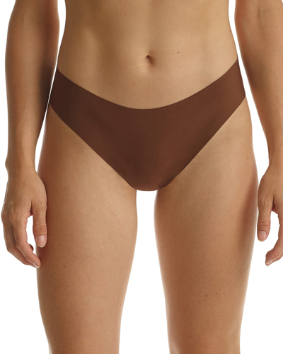Commando Butter Seamless Thong In Cinnamon