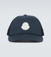 MONCLER COTTON AND MESH BASEBALL HAT