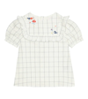BONPOINT COTTON EMBROIDERED TOP