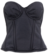 Balenciaga Strapless Stretch-jersey Bustier Top In Black