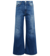 7 For All Mankind Jo High-rise Flared Cropped Jeans In Raindrop