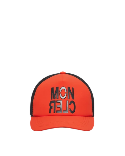 Moncler Day-namic Baseball Cap In Orange
