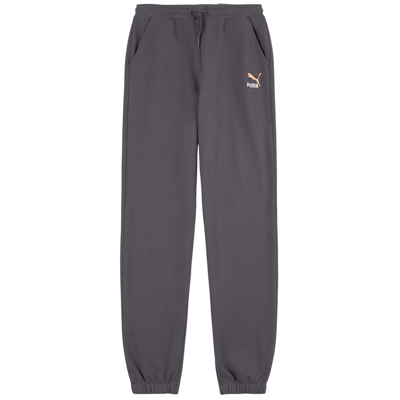 Puma Kids' Grl Relaxed Tr Cl Sweatpants Dark Gray In Grey