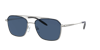 Michael Kors Dark Blue Solid Aviator Mens Sunglasses Mk1086 100580 57 In Dark Blue