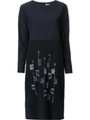JIMI ROOS BLACK KNITTED DRESS,FW16JST0111741924