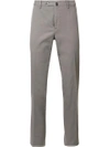 PT01 PT01 STRETCH TAILORED TROUSERS - GREY,TS840100COVL0111755779