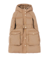 BURBERRY KIDS QUILTED CAPE COAT (3-14 YEARS)