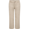 Polo Ralph Lauren Beige Trouser For Boy With Pony Logo In Beige
