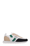 GHOUD STAR ONE SNEAKERS IN WHITE SYNTHETIC FIBERS