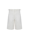 Jil Sander Denim Shorts In Natural