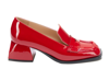 Nodaleto Bulla Babies Patent-leather Platform Mary Jane Pumps In Red