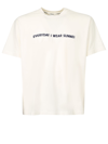 Sunnei Cotton Tshirt With Embroidery In White