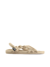 Nomadic State Of Mind Beige Rope Jc Low Sandals
