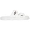 Gcds Logo-lettering Strappy Slides In Bianco