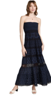 TEMPTATION POSITANO BELEM DRESS NAVY