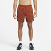 Nike Flex Stride Men's 7" 2-in-1 Running Shorts In Rugged Orange,black