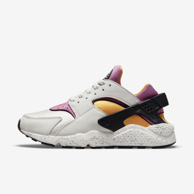 Nike Air Huarache ''light Bone/lethal Pink-univers'' Sneakers In Grey