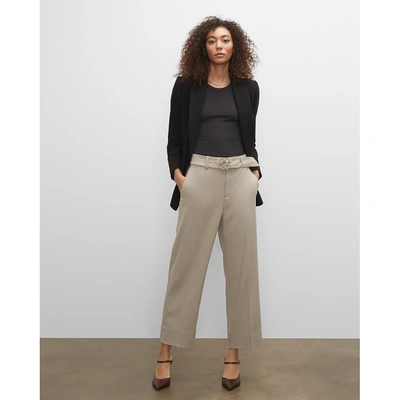 Club Monaco Enamel Ring Pants In Khaki