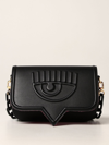 Chiara Ferragni Eyelike  Bag In Synthetic Leather In 黑色