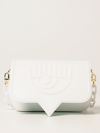 Chiara Ferragni Eyelike  Bag In Synthetic Leather In 白色