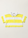 MSGM POLO SHIRT MSGM KIDS KIDS COLOR YELLOW,358138003