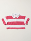 Msgm Polo Shirt  Kids Kids In Fuchsia