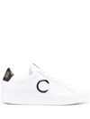 dressing gownRTO CAVALLI LOGO-PATCH LACE-UP trainers