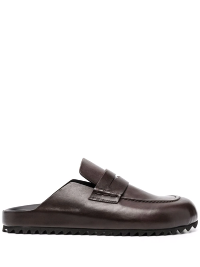 Officine Creative Phobia Slip-on Loafers In Brown