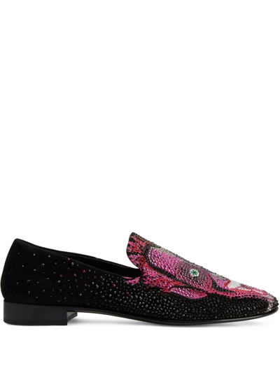 Giuseppe Zanotti Lewis Joker Loafers In Pink