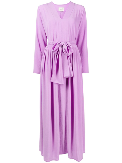 Bambah Eloise 褶饰长罩衫裙 In Purple