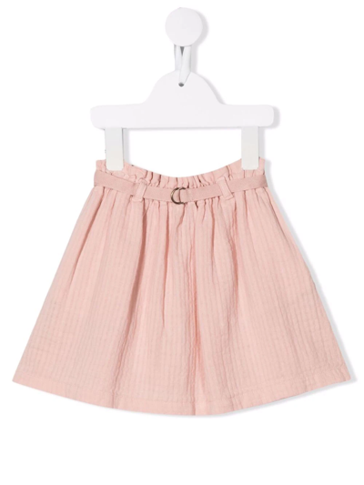 Knot Kids' Sarah Elasticated-waist Skirt In Pink