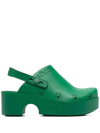 Xocoi Slingback Clog Mules In Green