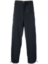 UNDERCOVER BELTED STRAIGHT LEG TROUSERS