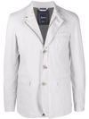 Herno Single-breasted Jacket In Neutrals